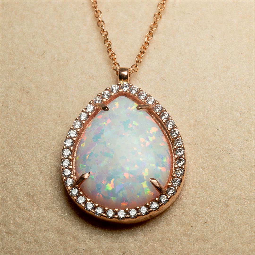9ct Gold Opal pendant - DM Jewellery Design