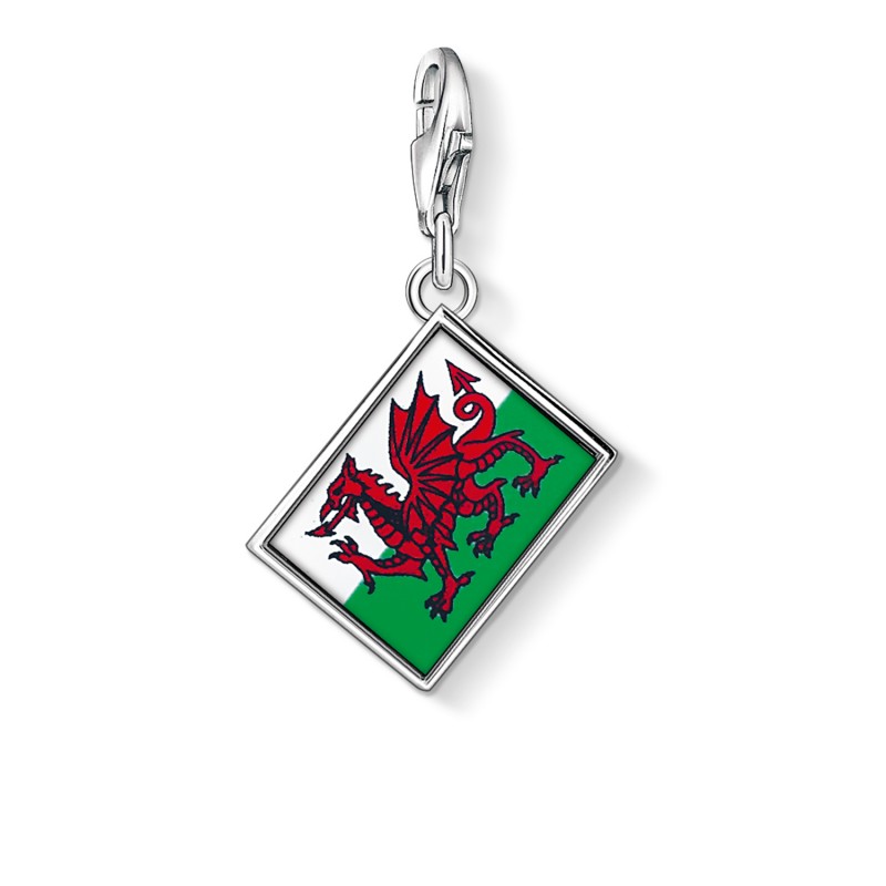 THOMAS SABO Wales Flag Charm Pendant