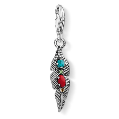 THOMAS SABO Ethnic Feather Charm Pendant