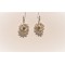 Silver Daisy Dangly Earrings