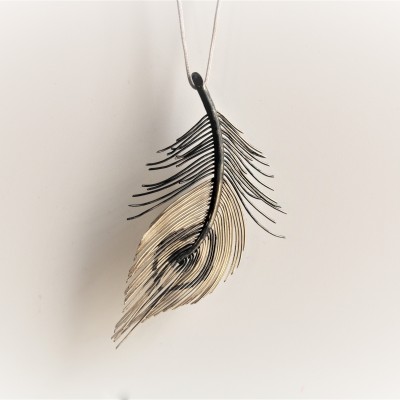 Handmade Greek Peacock Feather