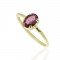 Gold Ring with Ruby Stone