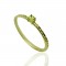 Gold Ring with Peridot Stone