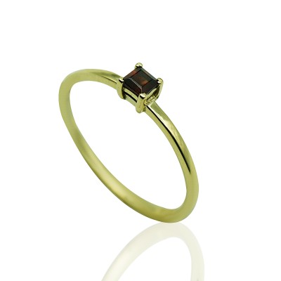 Gold Ring with Turmaline Stone