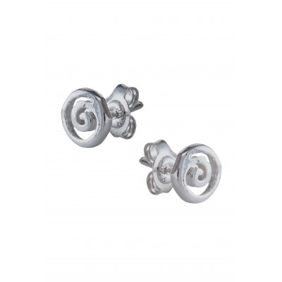 Silver Greek Design Earrings